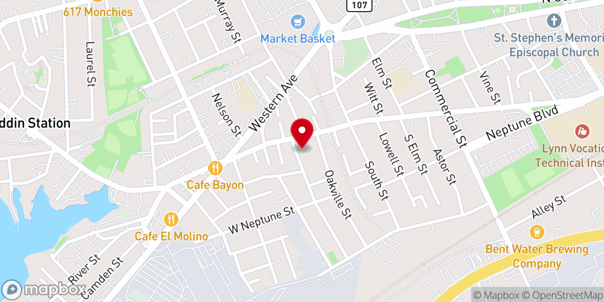 Map showing location of St. Patrick's Rectory