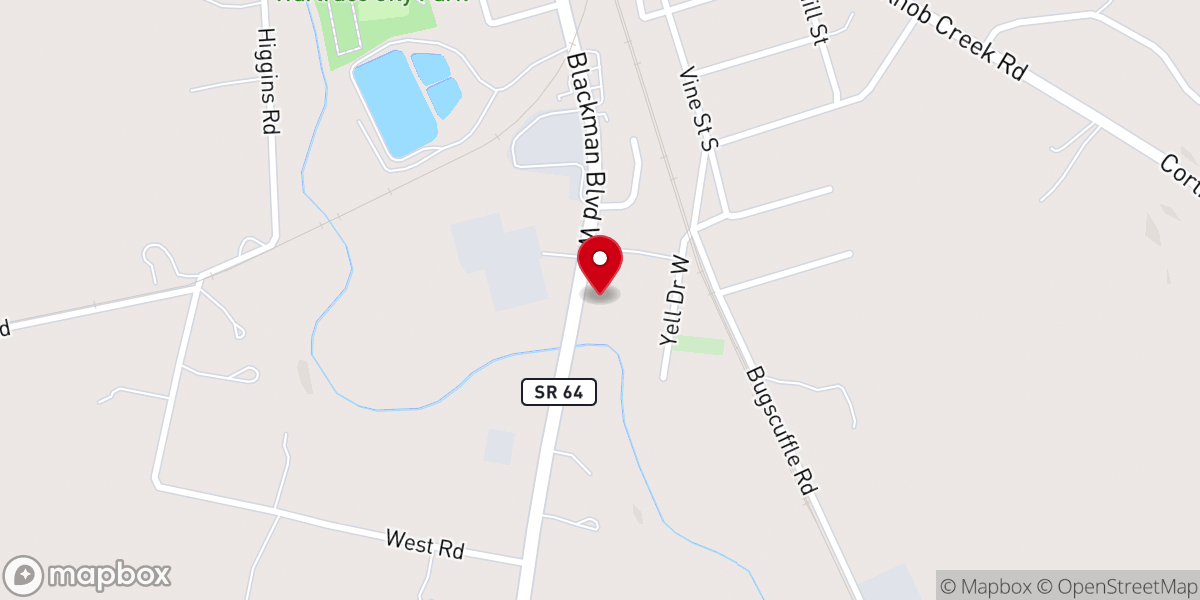 Map showing location of Living Word Fellowship of Shelbyville
