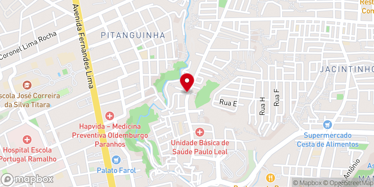 Map showing location of Igreja Matriz São Judas Tadeu