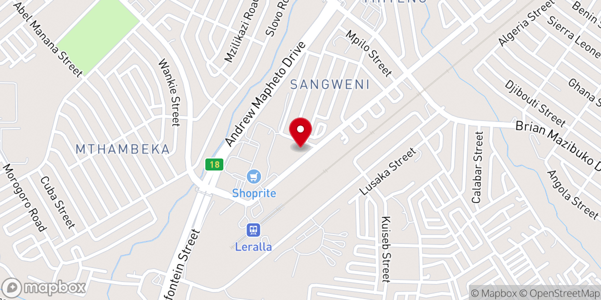 Map showing location of International Pentecost Holiness Church - Tembisa