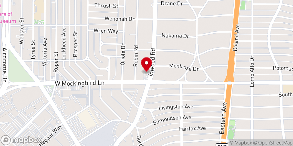 Map showing location of St Thomas the Apostle Church