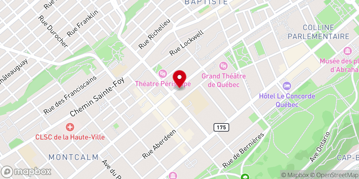 Map showing location of Annunciation Greek Orthodox Church