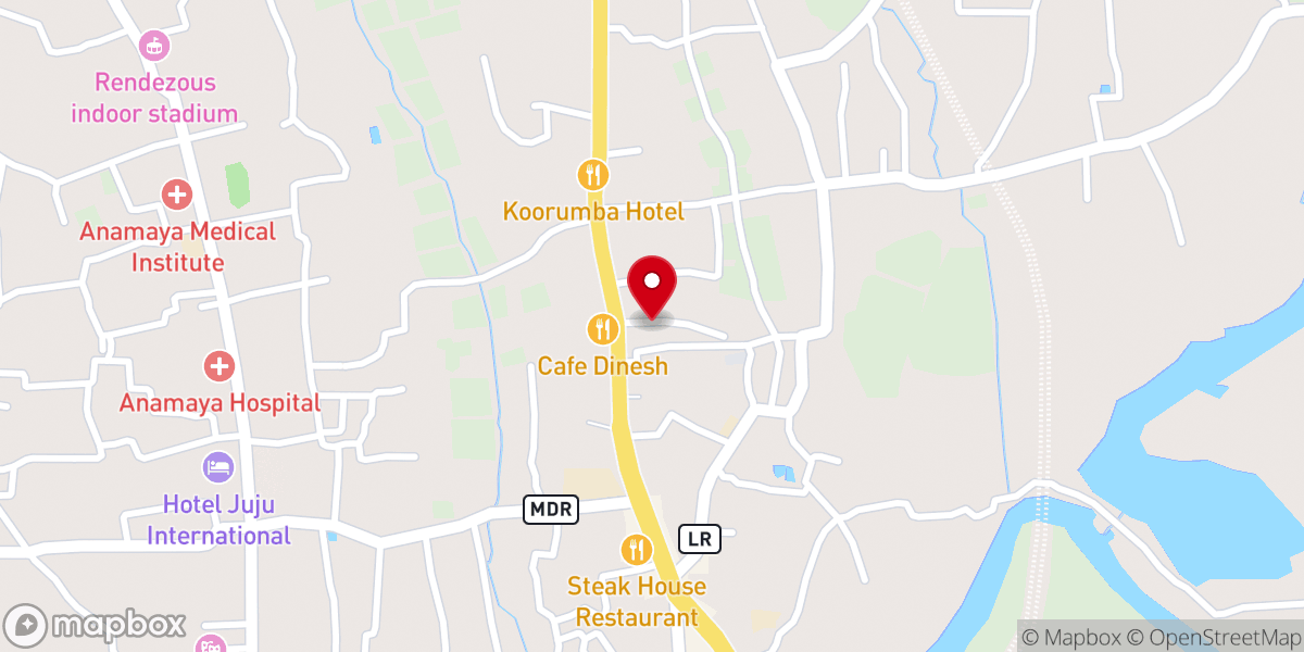 Map showing location of Holy Family Councelling centre