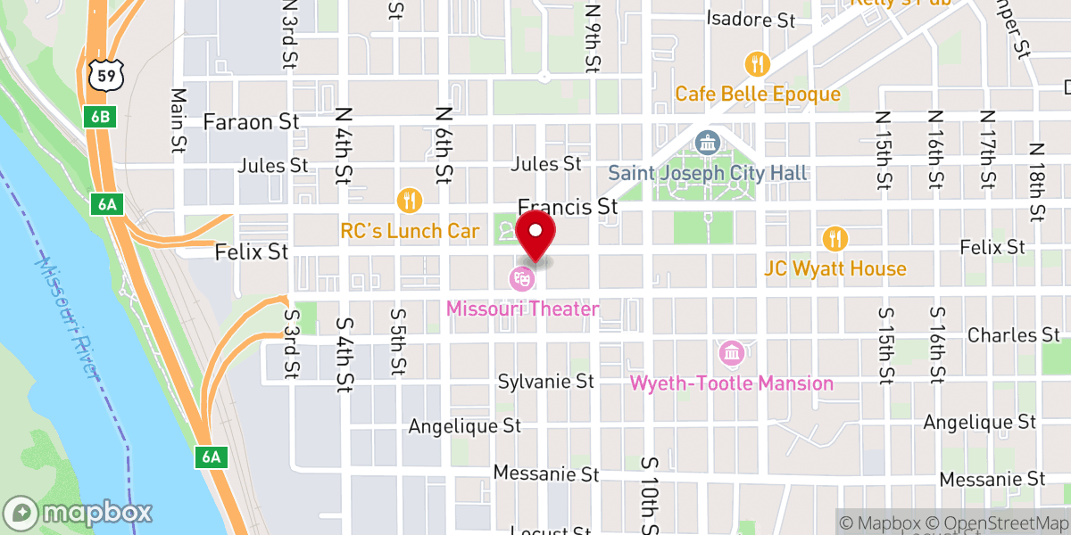Map showing location of Salve Regina Books