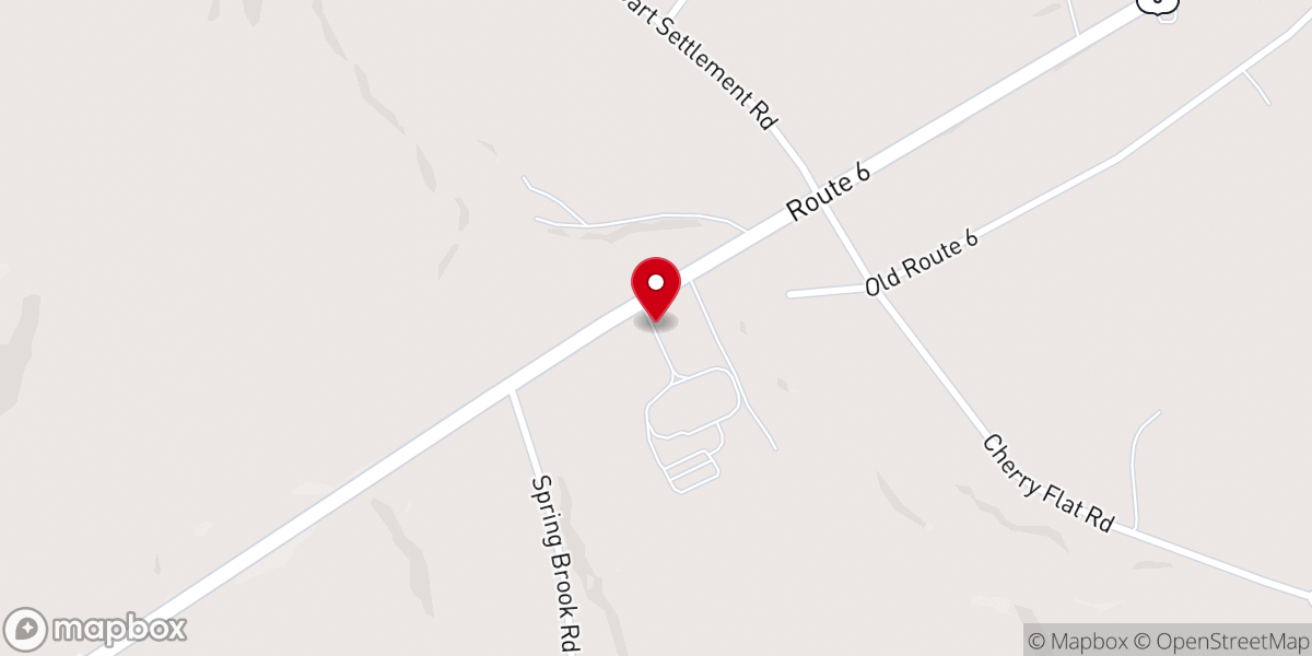 Map showing location of The Brainerd Institute for Rural Ministry