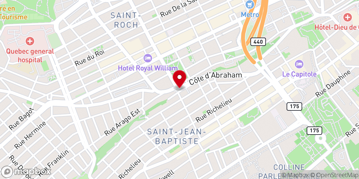 Map showing location of L'Ascenseur