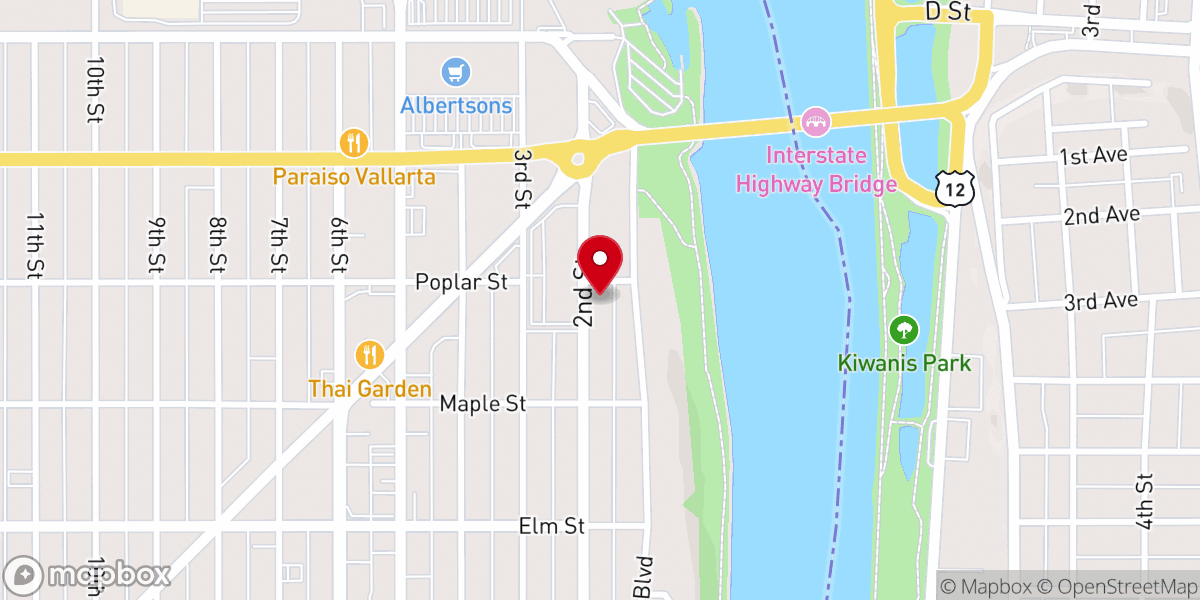 Map showing location of St Vincent De Paul Social Services