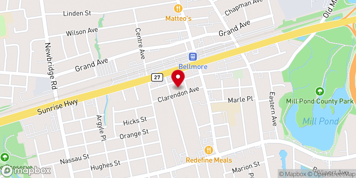 Map showing location of United Methodist Church