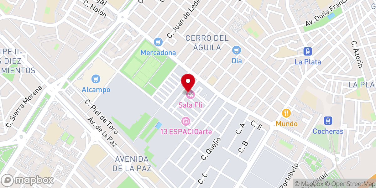 Map showing location of Iglesia Adventista del Séptimo Día en Sevilla