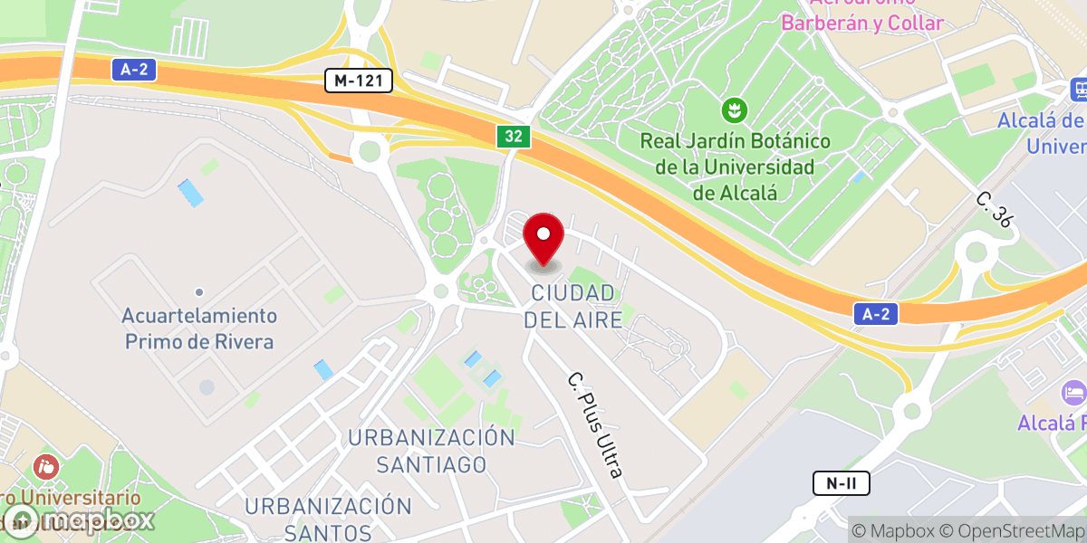 Map showing location of Parroquia Castrense Nuestra Señora de Loreto