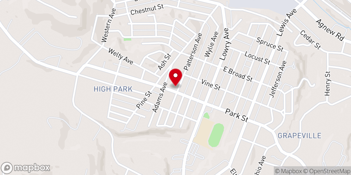 Map showing location of Churchills Sports Lounge