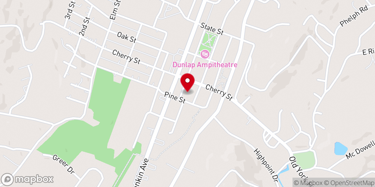 Map showing location of Beauty for Ashes Church