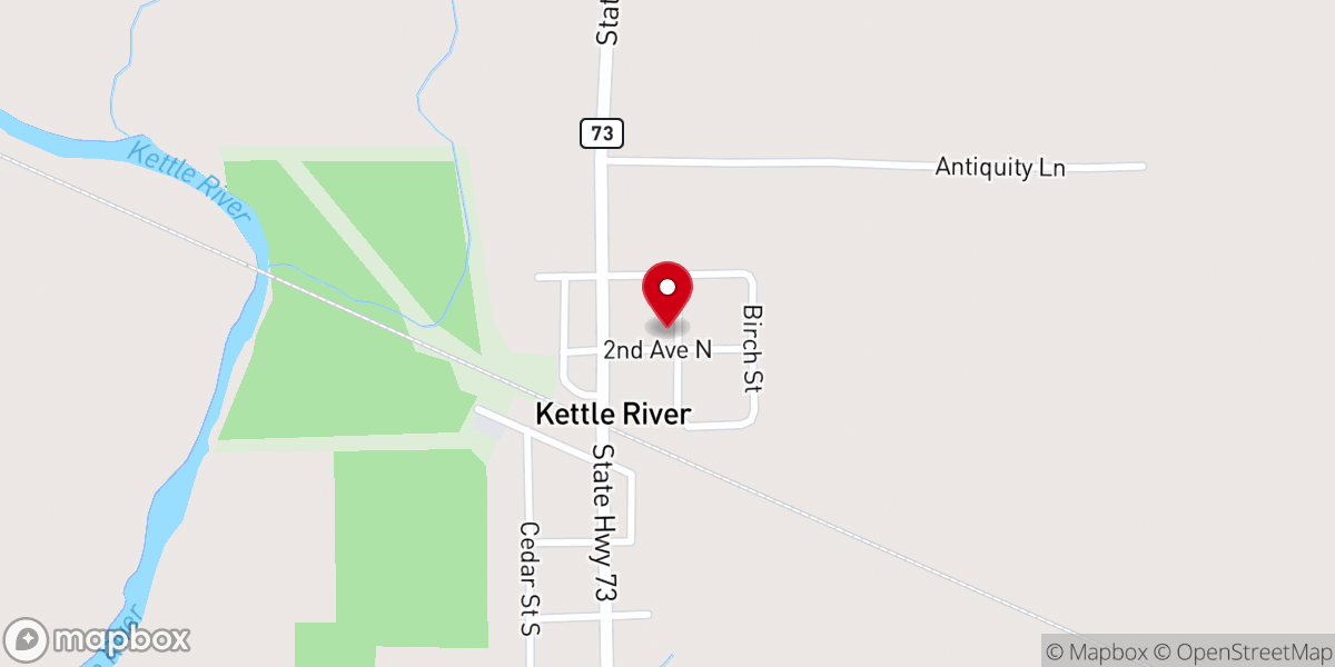 Map showing location of Holy Trinity Lutheran Church