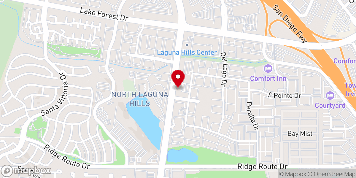 Map showing location of Ministerios Ebenezer Lake Forest