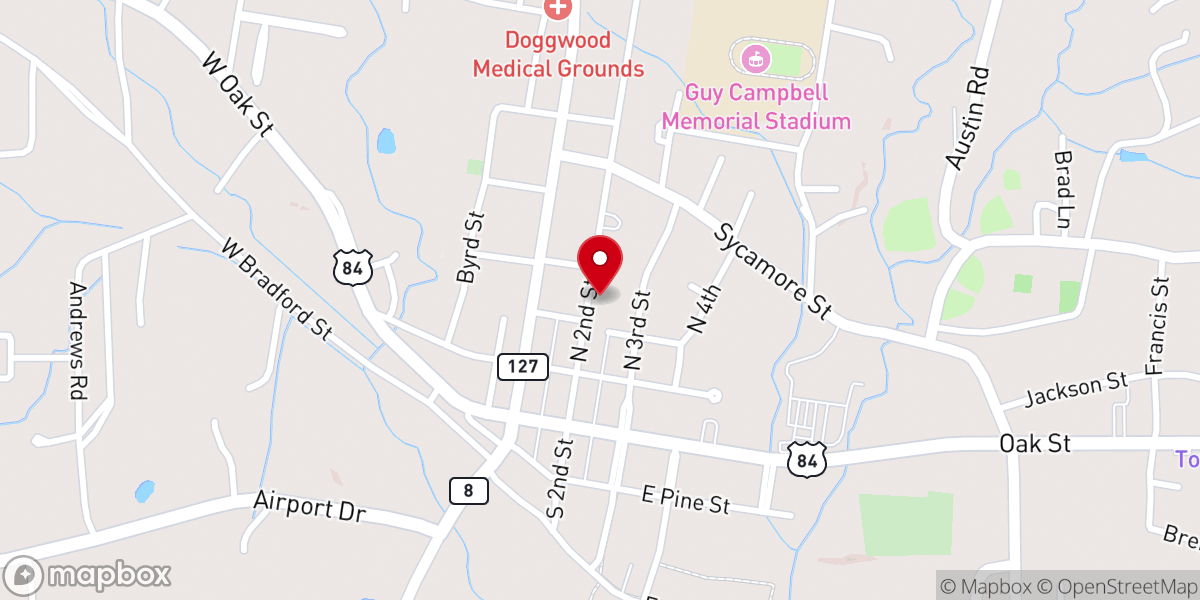 Map showing location of La Salle Parish Child Support