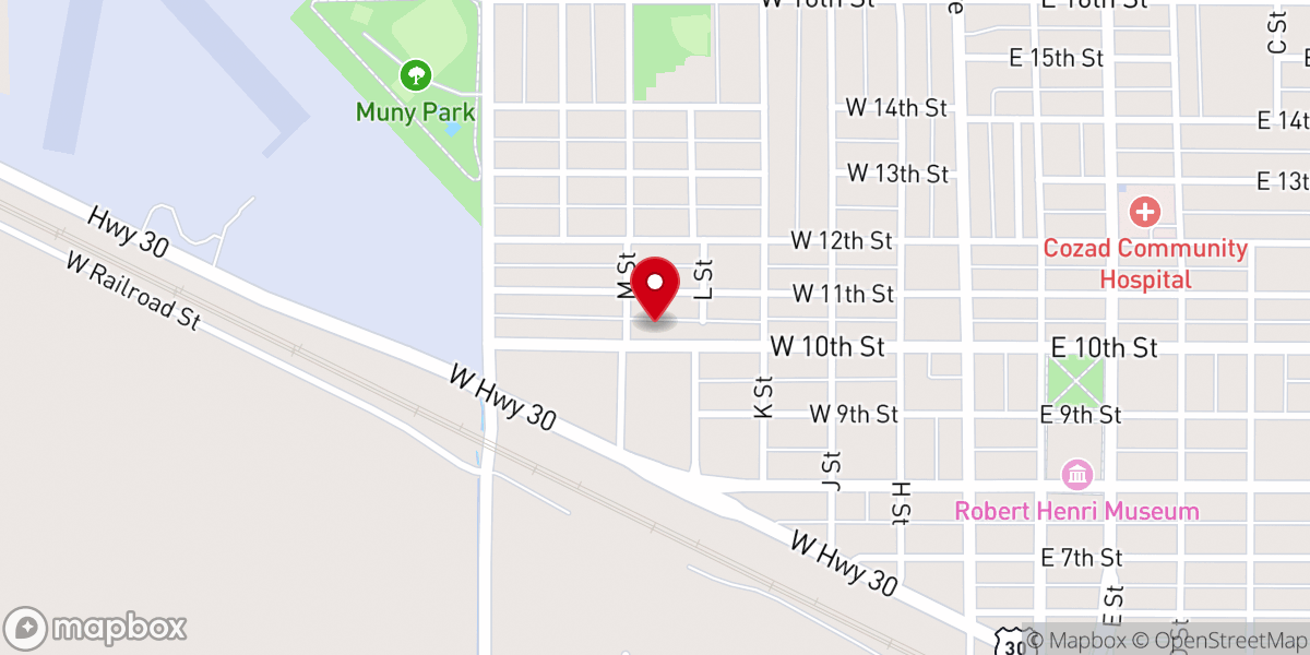 Map showing location of Restoration Ministries Inc
