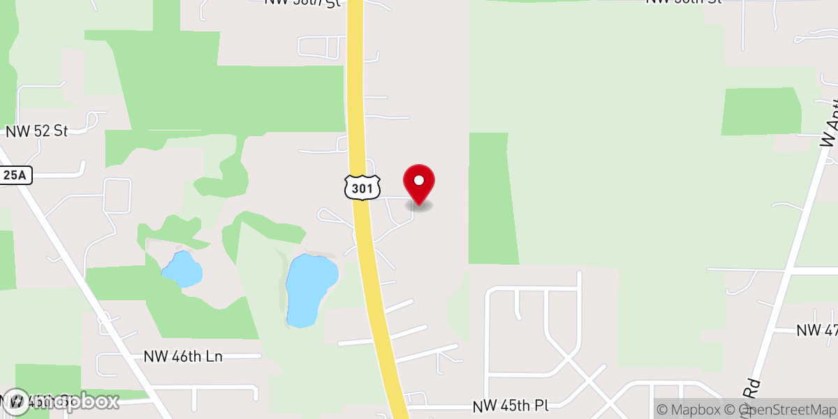 Map showing location of Pentecostal Full Gospel Church