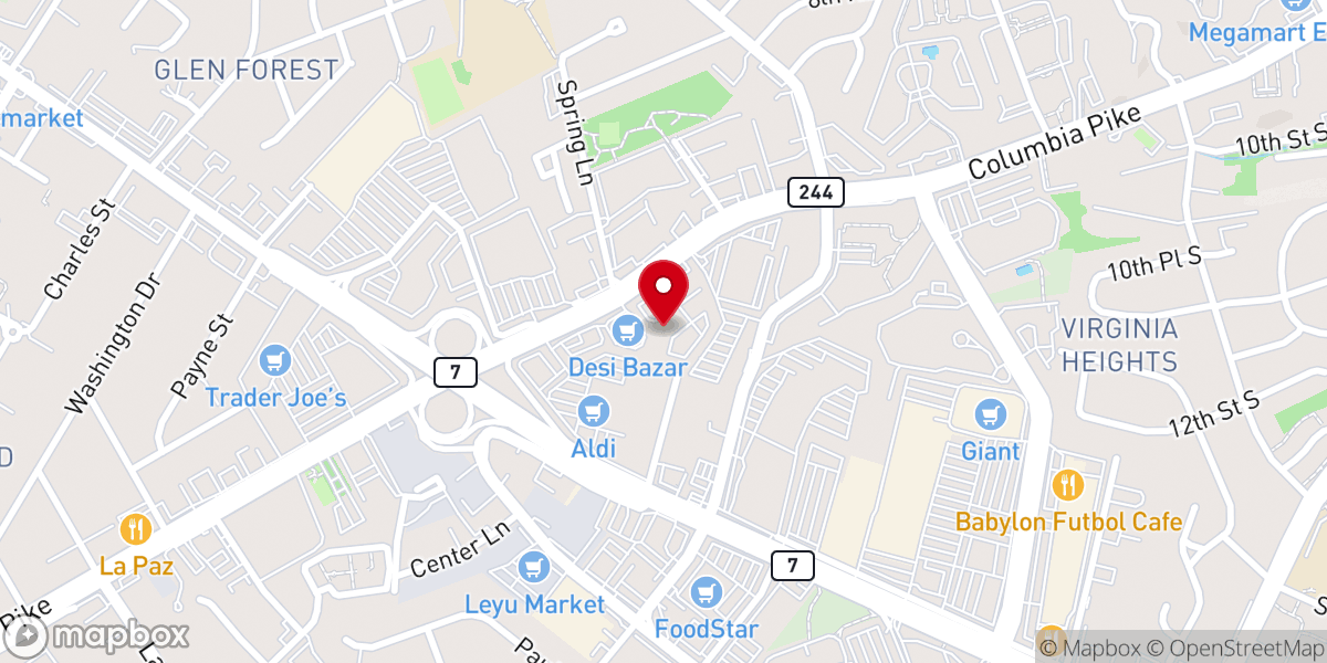 Map showing location of Crown House Chapel