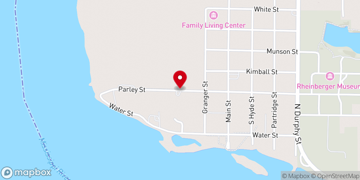 Map showing location of Trail of Hope