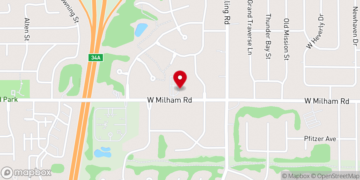 Map showing location of New Apostolic Church of Portage