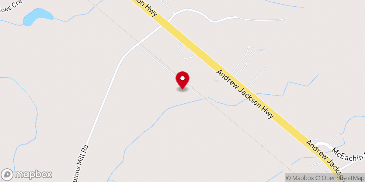 Map showing location of Church of God