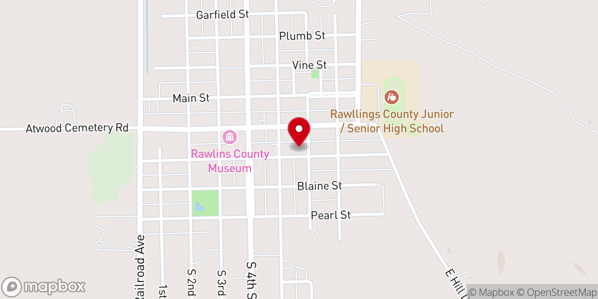 Map showing location of Christian Church Disciples