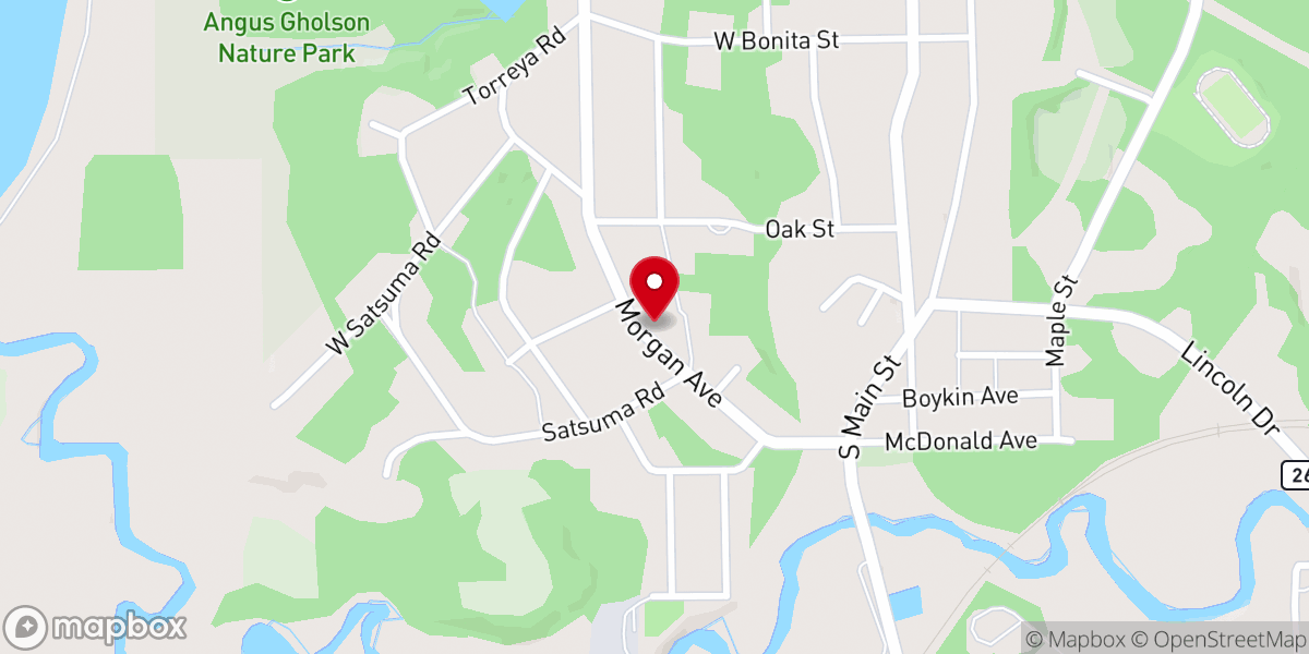 Map showing location of The Father's House Church
