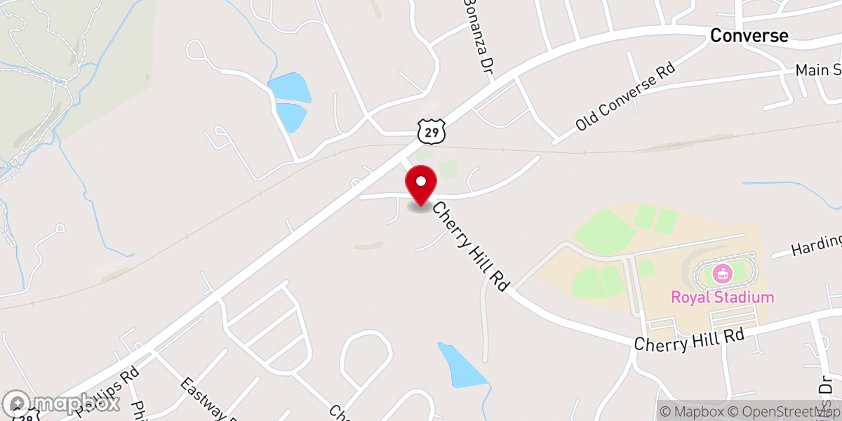 Map showing location of True Light Pentecost Church