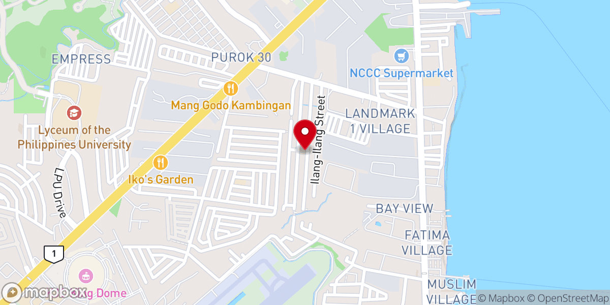 Map showing location of United Pentecostal Church - New Life Center