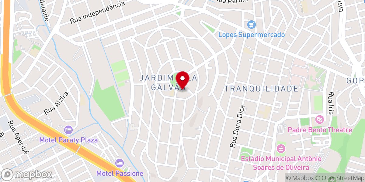 Map showing location of Paróquia Nossa Senhora Aparecida