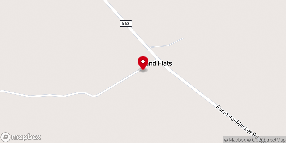 Map showing location of Concord Missionary Church