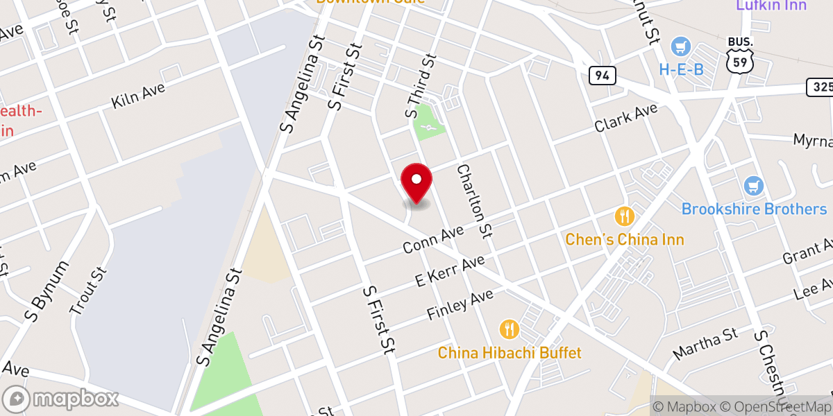 Map showing location of Our Father's House of Faith