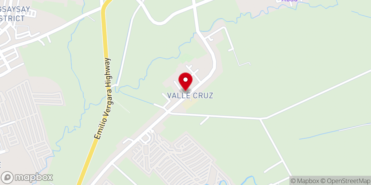 Map showing location of Sta. Maria Magdalena Chapel