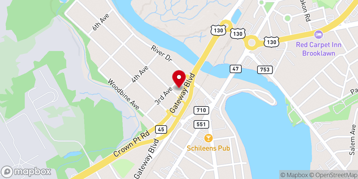 Map showing location of Gloryland Evangelistic Ministries