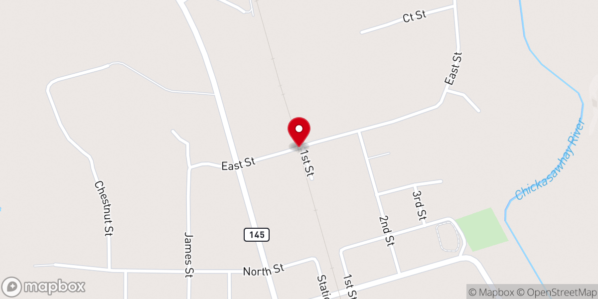 Map showing location of Congregation Church of God