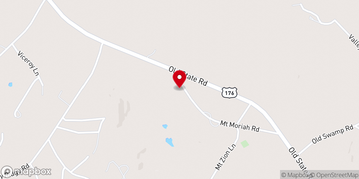 Map showing location of Mount Moriah A.M.E. Church - Food Distribution Center