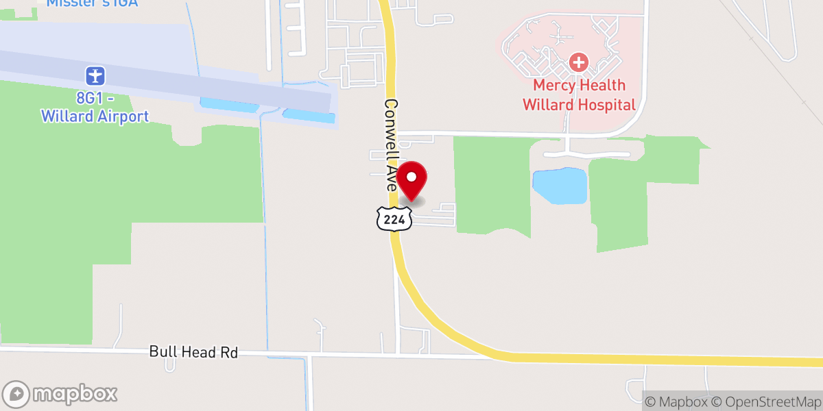 Map showing location of Christian Alliance Church