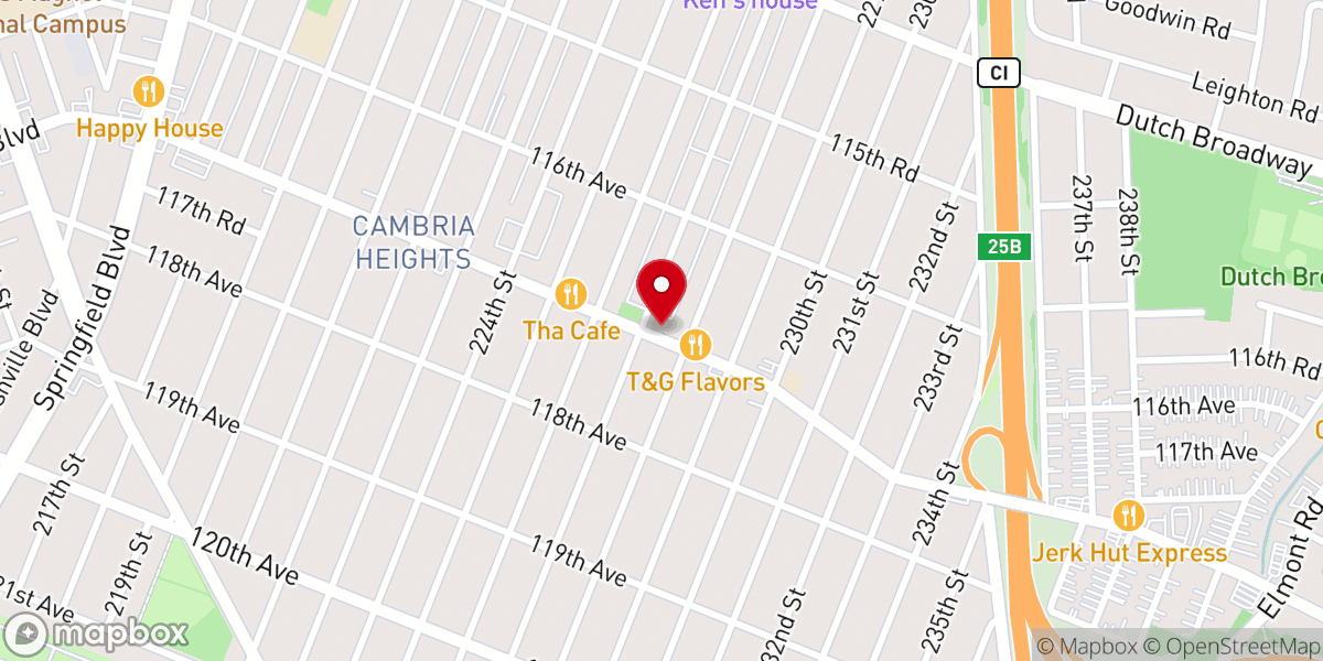 Map showing location of Deliverance Baptist Church Inc.