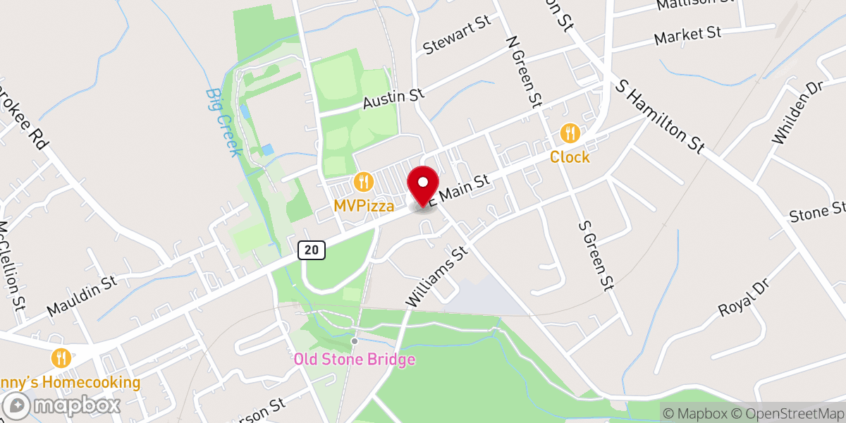 Map showing location of Grace United Methodist Church Activity Building