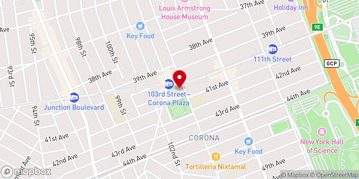 Map showing location of Iglesia Pentecostal De Jesus