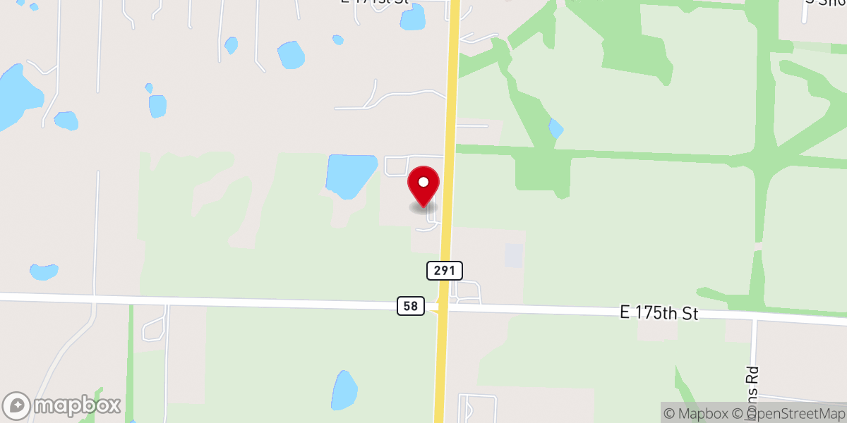 Map showing location of Manna Fellowship Church - Food Distribution Center