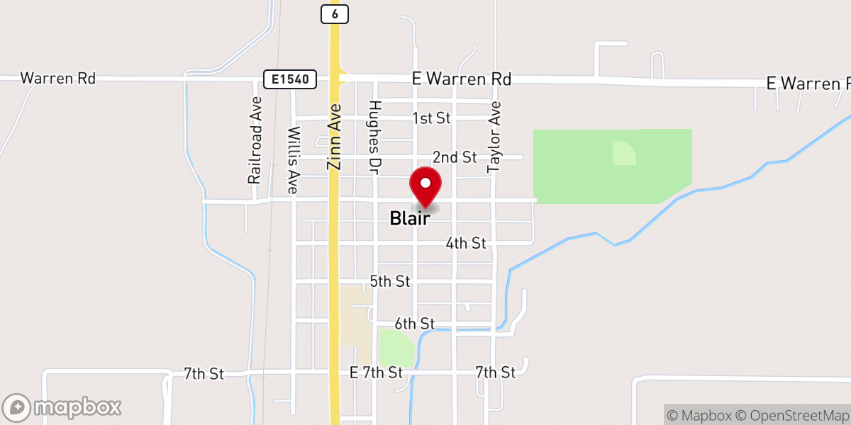 Map showing location of Great Plains Reformed Baptist Church