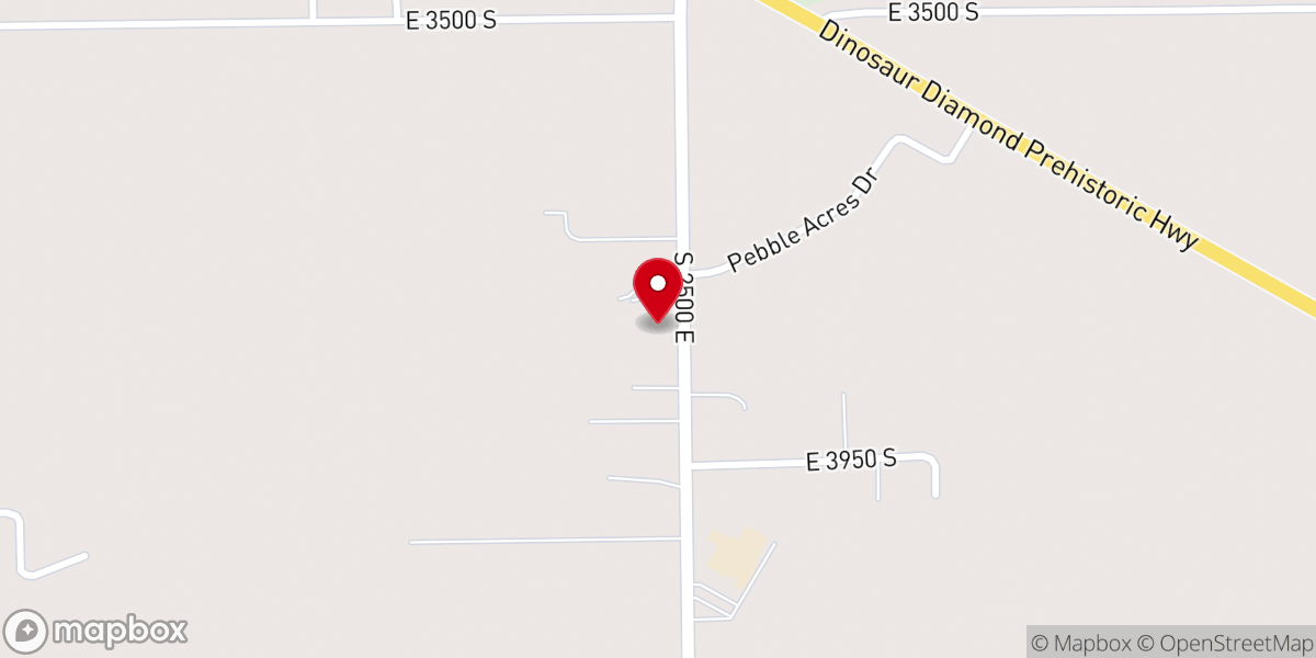 Map showing location of Grace Baptist Church