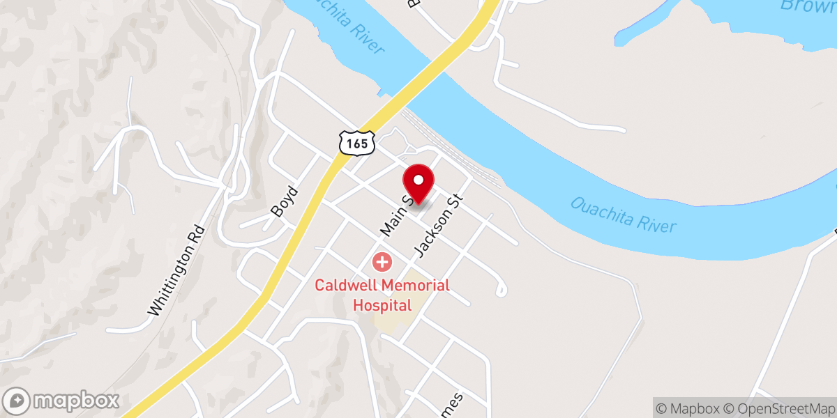 Map showing location of Casa 37th Judicial District