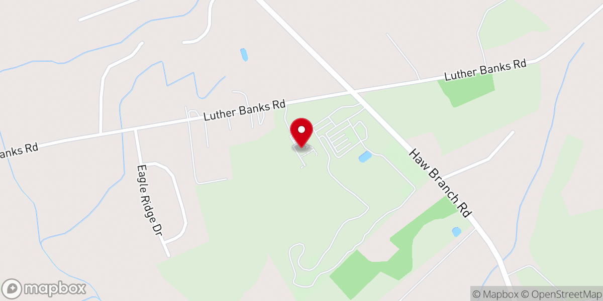 Map showing location of Mike's Farm