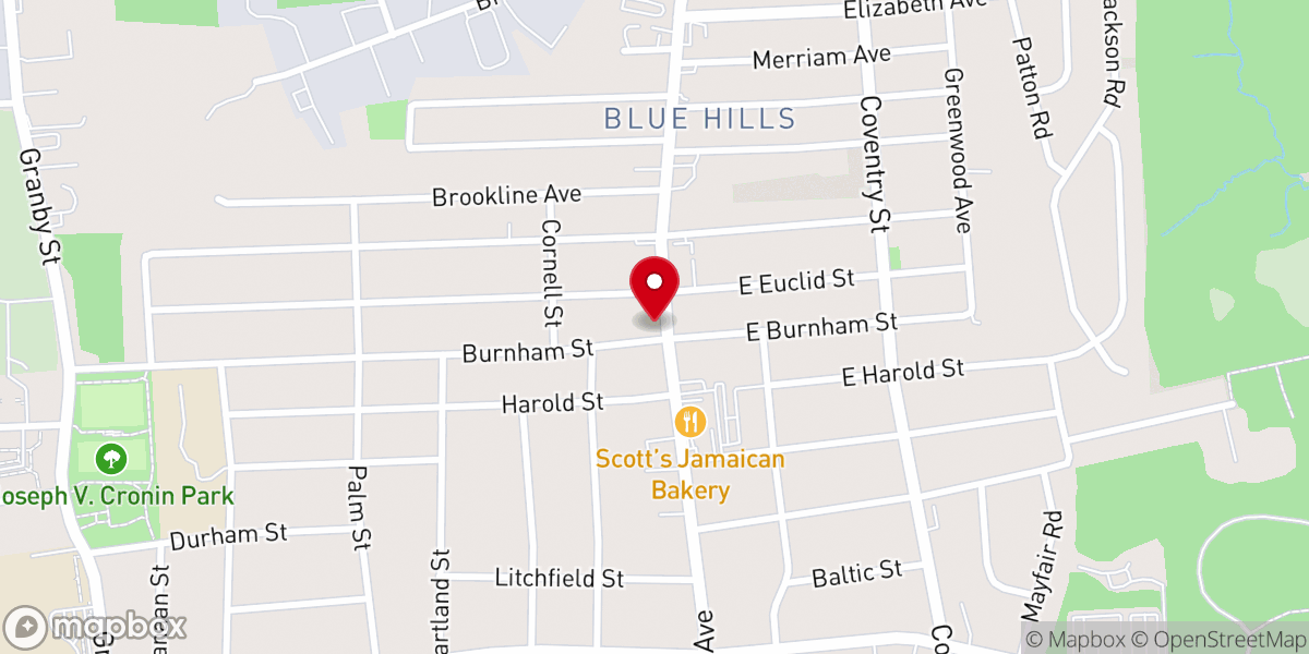 Map showing location of Gethsemane Church of God