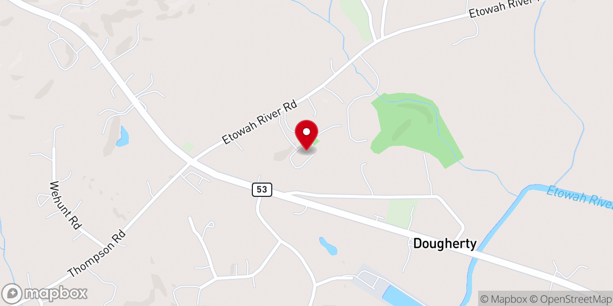 Map showing location of Cornerstone Christian Church