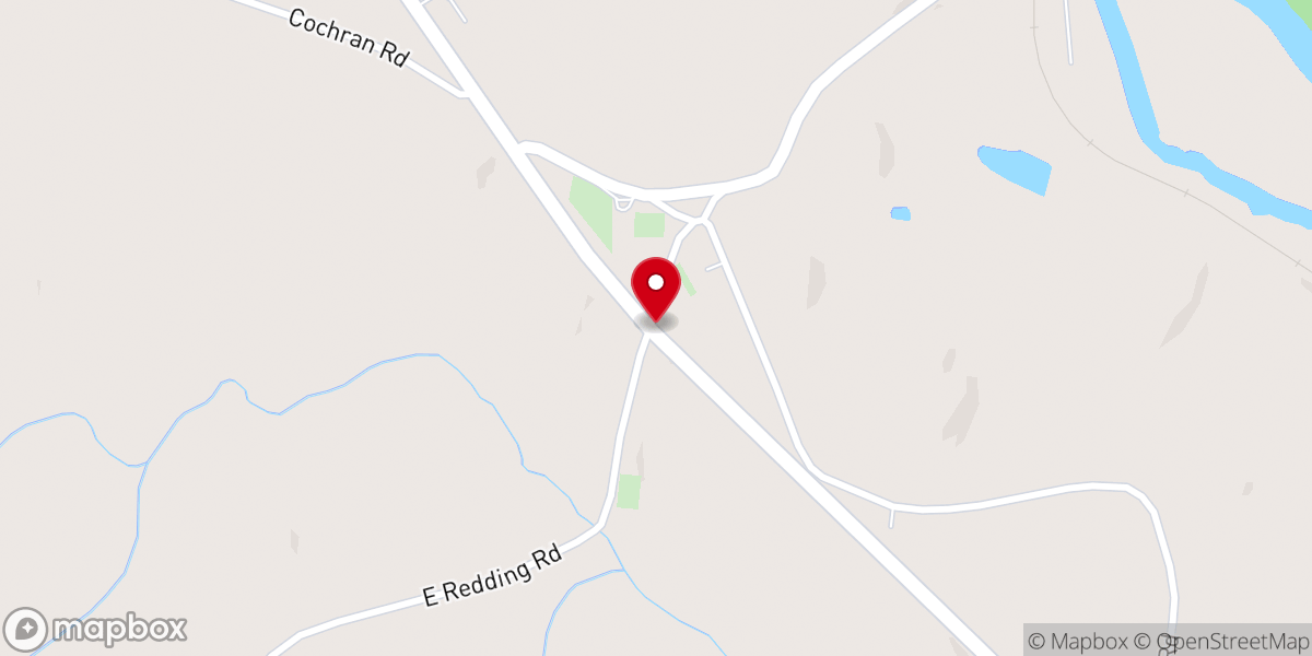 Map showing location of Spring Hill Baptist Church