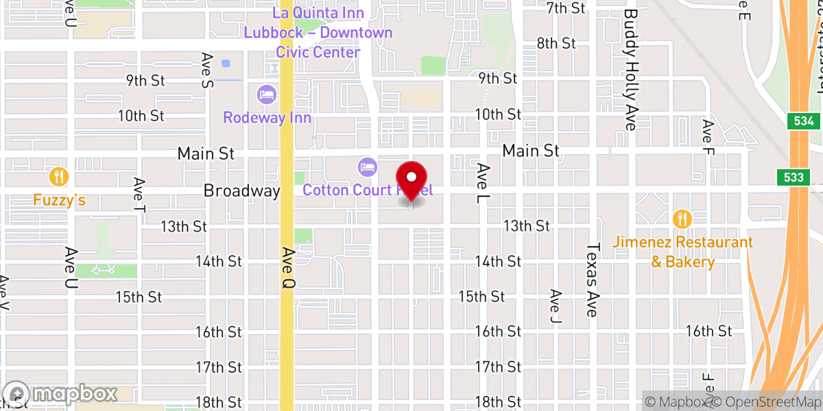 Map showing location of First United Methodist Church