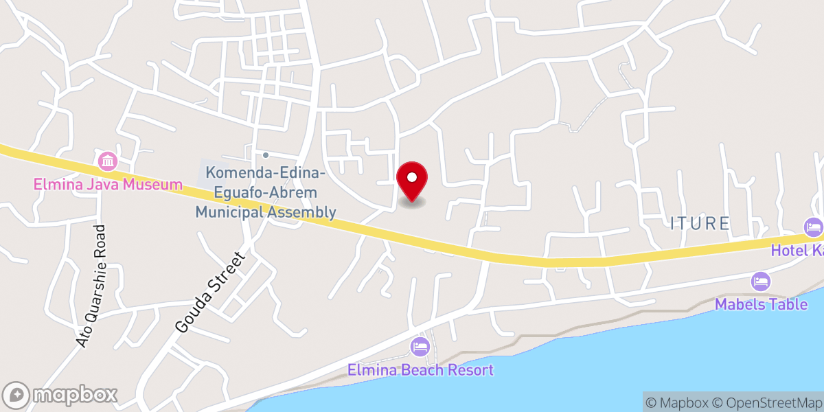 Map showing location of Blessed Arrows